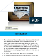 3-Dimensional Television: Presented by Sabeel Zeashan - 04084065