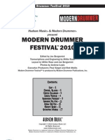 Modern Drummer Festival - 2010