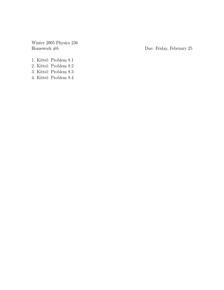 Homework 6 | PDF | Technology & Engineering