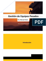 Gestión equipos pesados