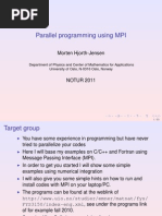 Parallel Programming Using MPI