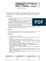 Procedimiento Operativo de BP - Dispensacion