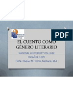 El Cuento Como Gnero Literario