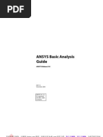 ANSYS Basic Analysis Guide