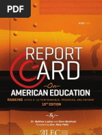 Report Card On American Education: Ranking State K-12 Performance, Progress, and Reform