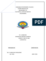 Power Electronics Lab Manual