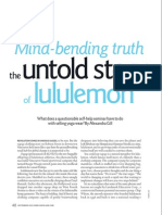 Mind-Bending Truth: The Untold Story of Lululemon (By Alexandra Gill)