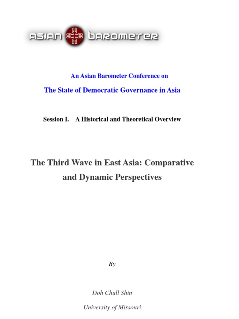 East Asia's Democratic Evolution Analysis | PDF | Taiwan | Kuomintang