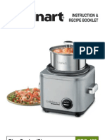 Instruction & Recipe Booklet: Rice Cooker/Steamer