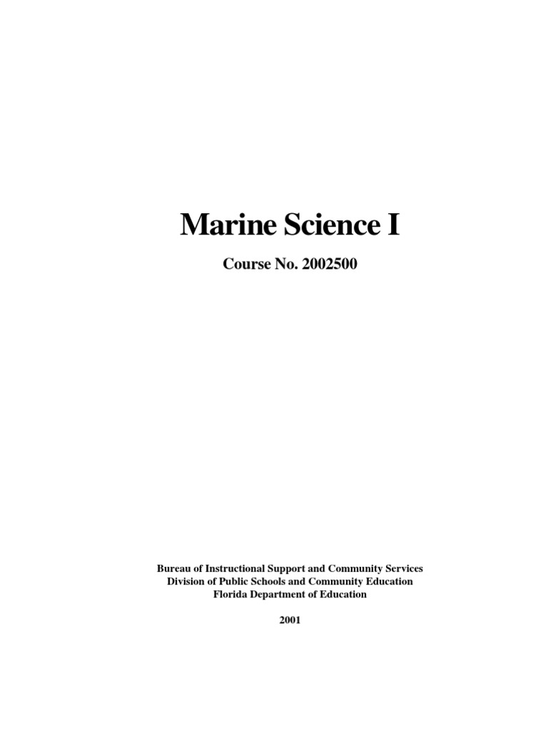 Marine Science | PDF | Oceans | Oceanography