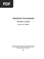 American Government - Teachers' Guide