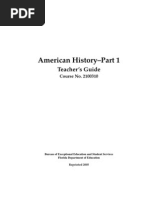American History-Part I, Teachers' Guide
