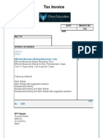 ethos education international invoice template 1