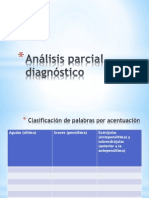 Análisis parcial diagnóstico