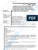 NBR 13276 - 2002 - Argamassa Para Assentamento e Revestimento de Paredes e Tetos - Preparo