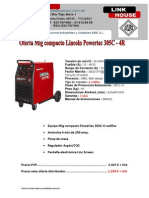 Oferta Powertec 305c 4r