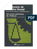 Diccionario de Derecho Social - Derecho Individual Del Trabajo