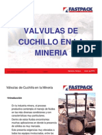 Valvulas de Cuchillo en La Mineria