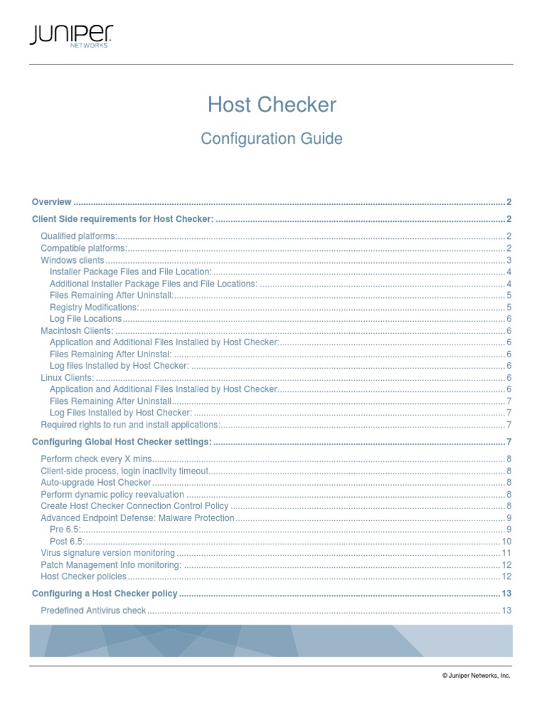 Juniper Host Checker Download Mac Juniper Host Checker Download Mac