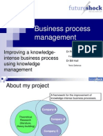 Improving A Knowledge-Intense Business Process Using Knowledge Management