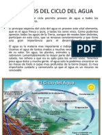 Ciclo del agua: provee y renueva el agua vital para la vida