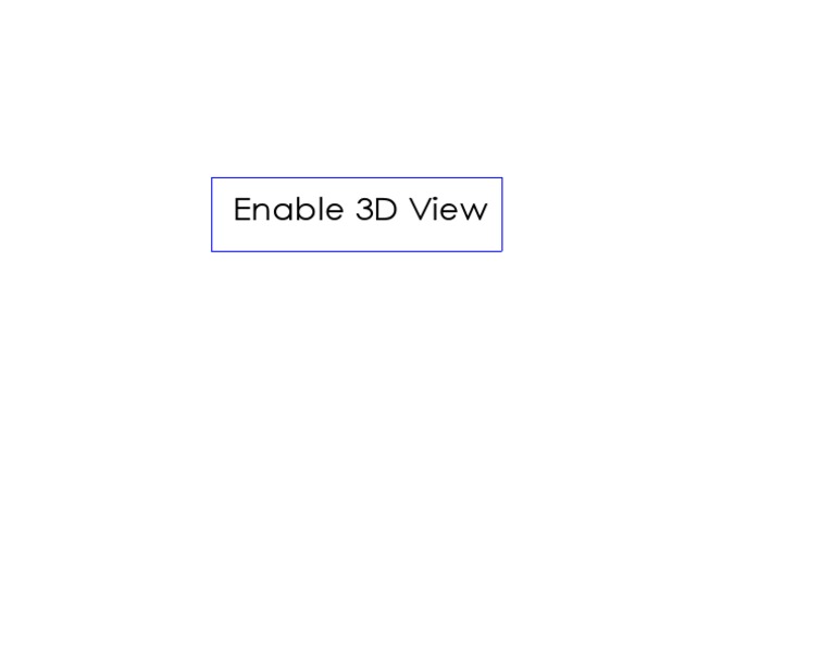 How to Enable 3D View | PDF