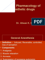 Anesthesia Pharmacology