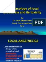 Pharmacology of Local Anesthesia