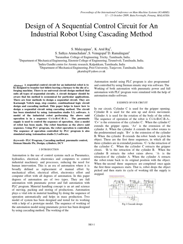 Design of A Sequential Control Circuit | PDF | Automation ...