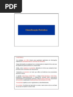  CLASSIFICACAO PERIÓDICA 