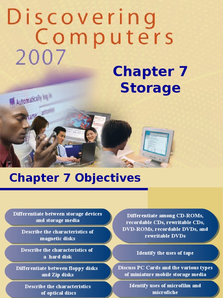 Storage Devices and Media Overview | PDF | Disk Storage | Computer Data ...