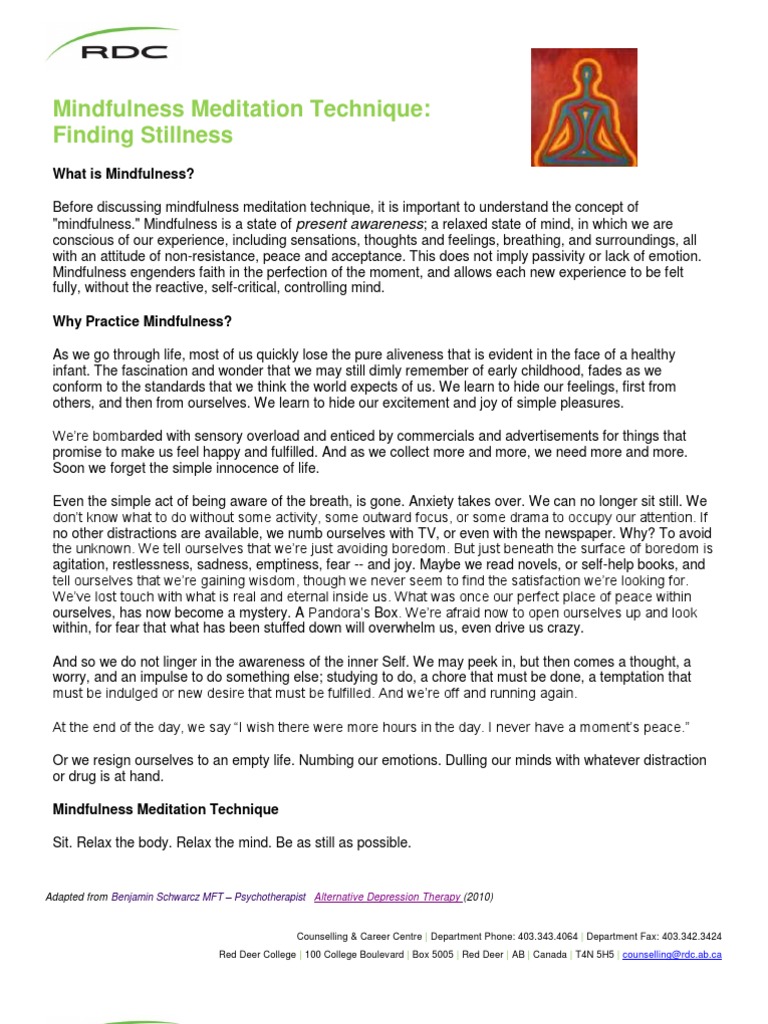 Mindfulness for Inner Peace | PDF | Career & Growth