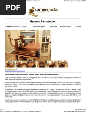 Bravo's Pantorouter - By BRAVOGOLFTANGO @ LumberJocks.com ~ Woodworking Community