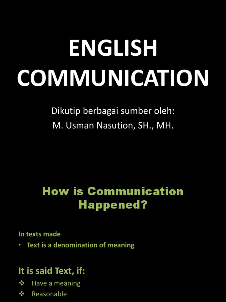 Effective English Communication Skills | PDF | Adverb | Verb