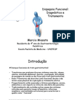 Diagnóstico e tratamento da dispepsia funcional