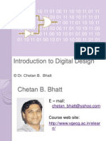 Introduction To Digital Design: © Dr. Chetan B. Bhatt