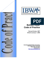 IBWA 2008 Code of Practice