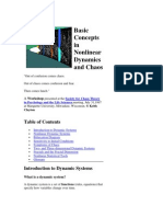 Basic Concepts in Nonlinear Dynamics and Chaos