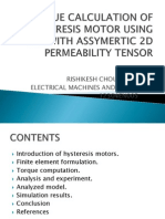 Torque Calculation of Hysteresis Motor Using Fem With - 2