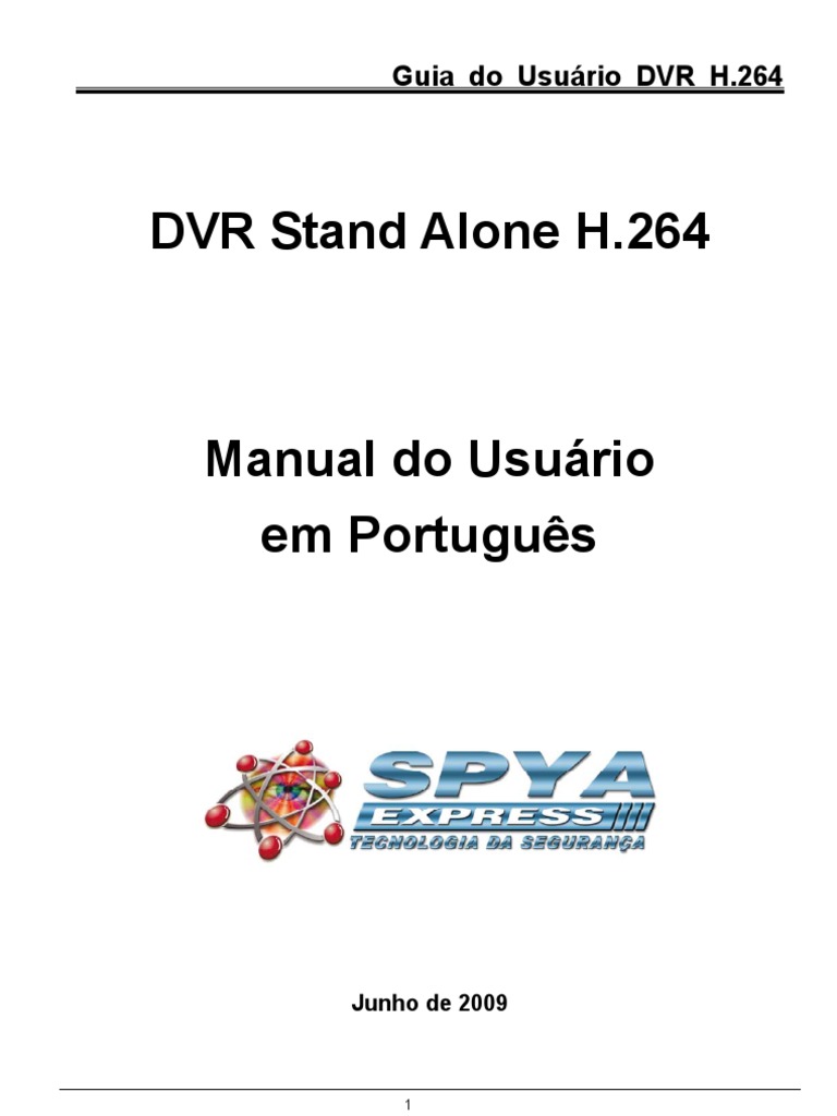 Manual Do Usuário DVR H.264 PDF