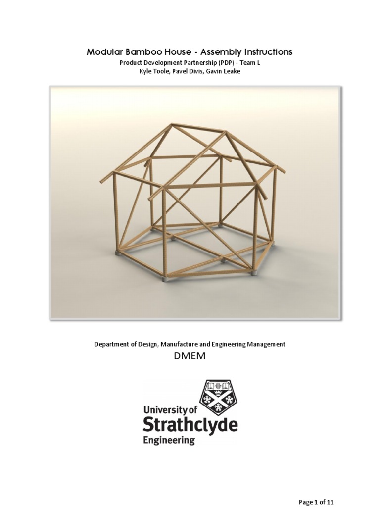 Modular Bamboo House Assembly Instructions Bamboo Cable Free 30