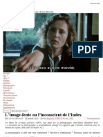 L'image-Fente Ou L'inconscient de L'index - Parergon