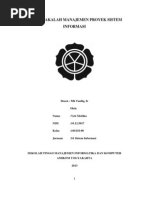 Download Makalah Manajemen proyek Sistem informasi by Yeti Meitika SN132425801 doc pdf