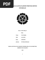 Makalah Manajemen proyek Sistem informasi