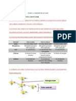 Bio Chapter 3, 7 and 8 (Respiration)