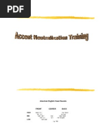 Basic Accent Neutralization Training