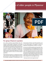 The situation of older people in Myanmar: A summary report