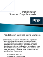 2 Pendekatan MSDM (Manajemen Sumber Daya Manusia)