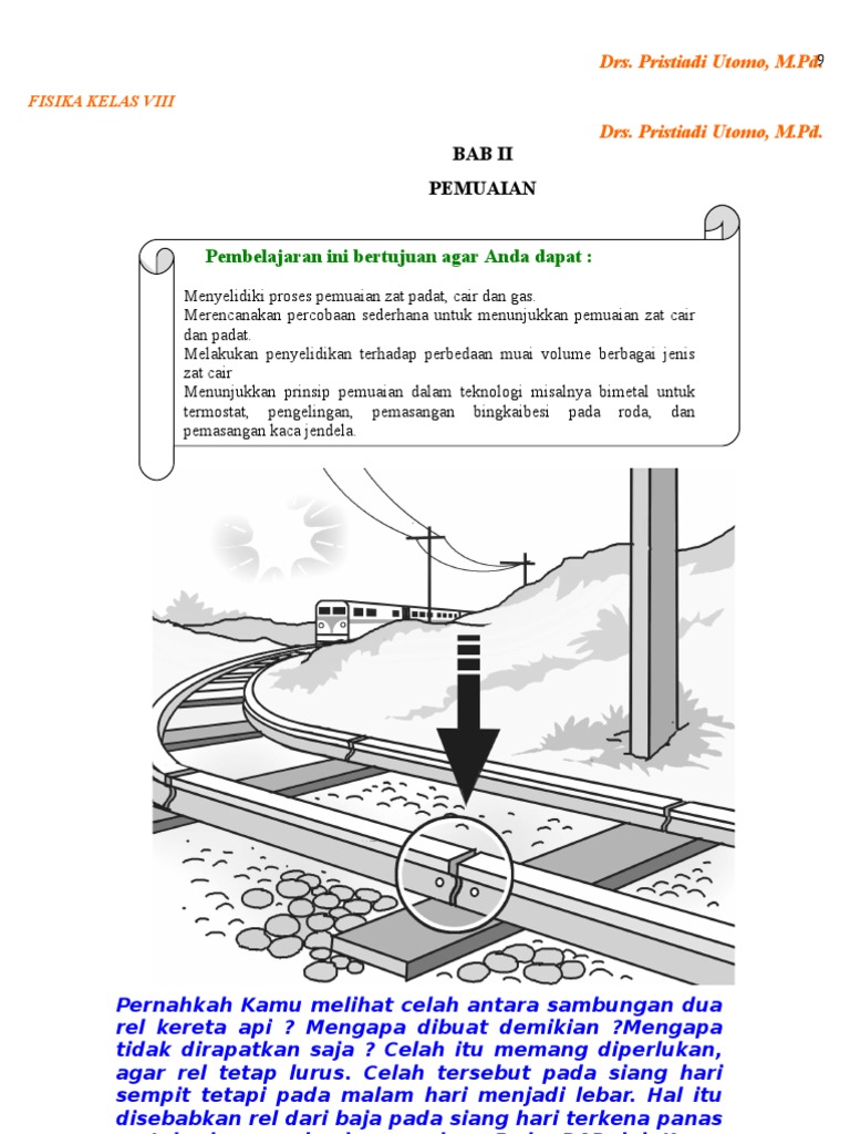 Materi Smp Kelas 8 Bab Ii Pemuaian