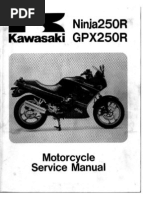 Service manual zx9r 2001